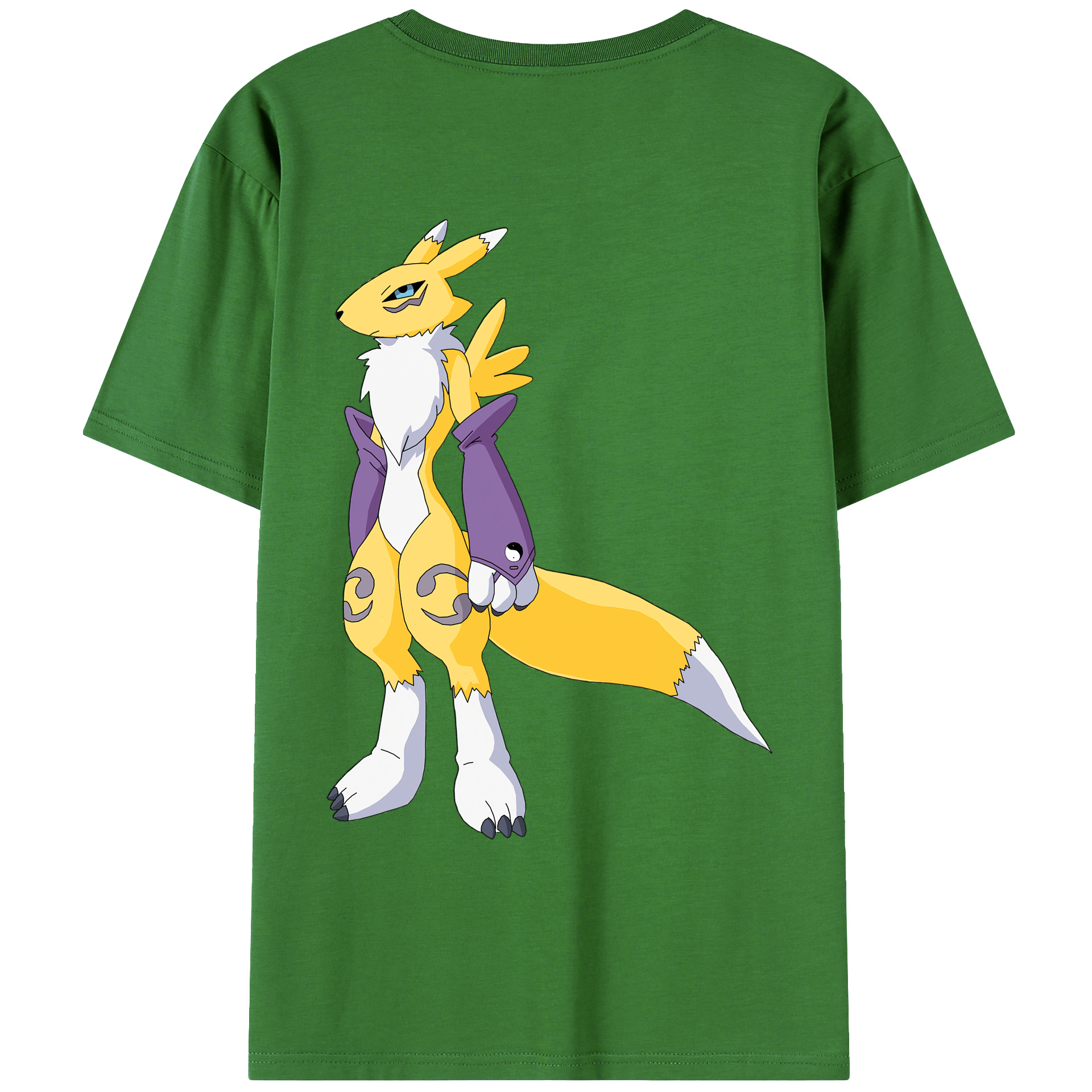 （画像用） Digimon デジタルモンスター/デジモン レディース半袖Tシャツ(バックプリント)